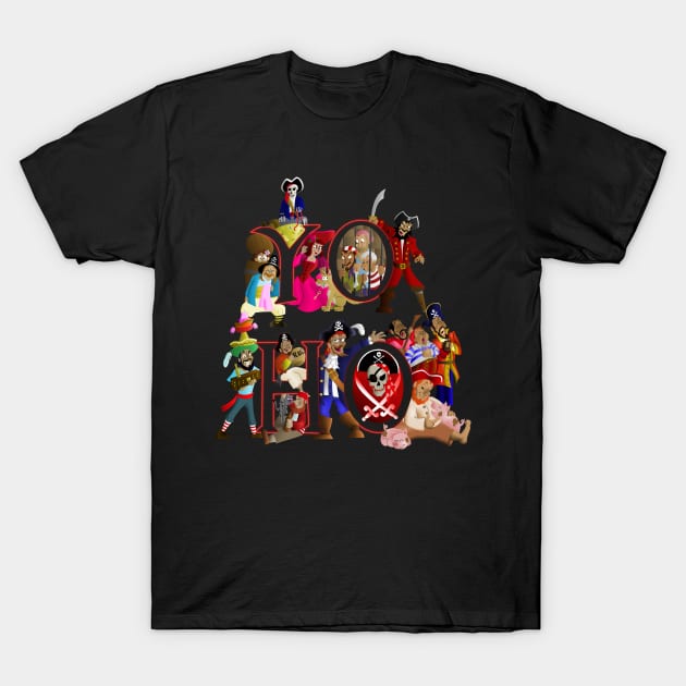 Pirates of the Caribbean Yo Ho T-Shirt by Gartdog